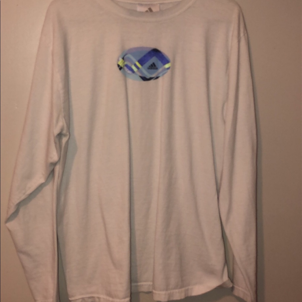 Never worn white Adidas shirt